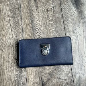 Blue micheal kors wallet